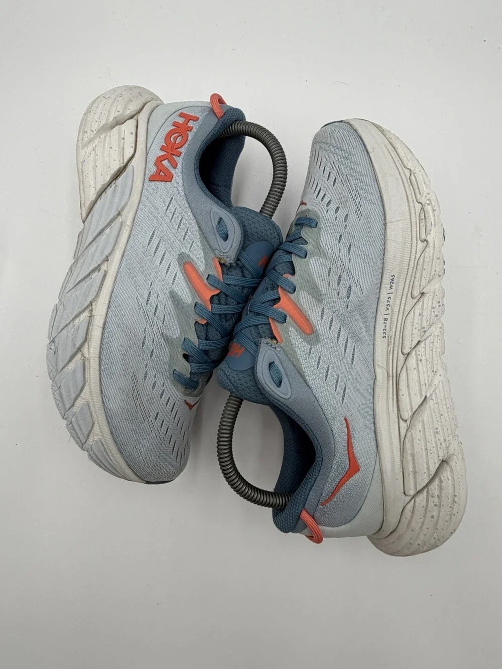 HOKA Gaviota 4 Women’s Size 7B Running Shoes Blue Orange Stability
